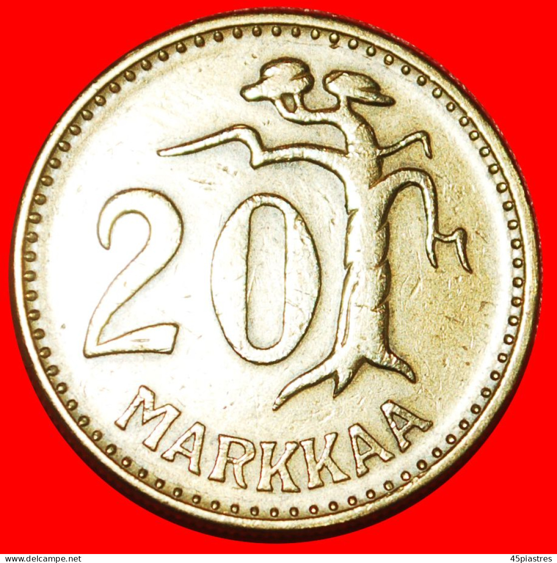 * PINE TREE (1952-1962): FINLAND  20 MARKS 1954H DIE B! · LOW START · NO RESERVE! - Finland