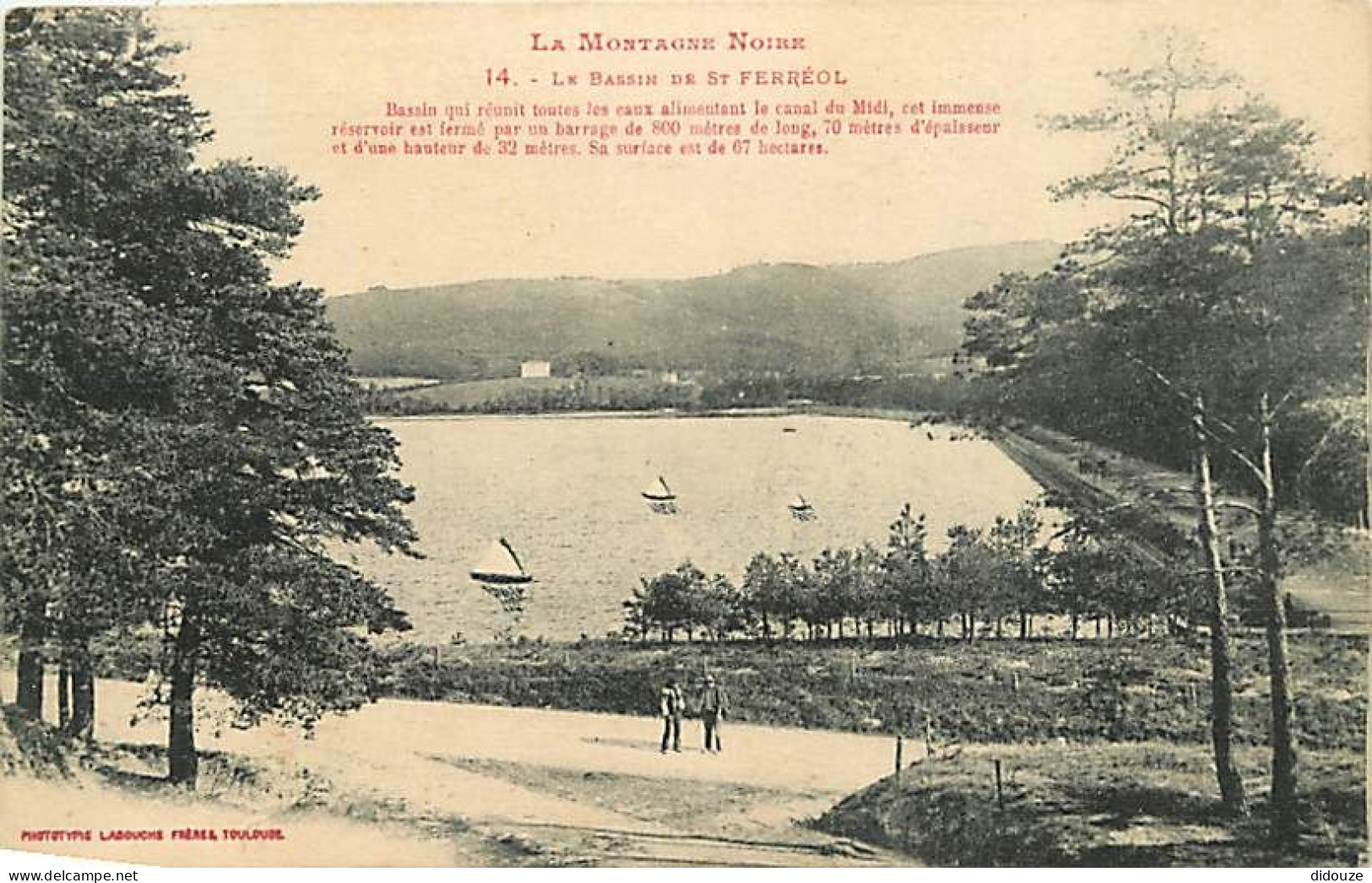 31 - Saint Ferréol - Le Bassin De Saint Ferréol - Animée - CPA - Voir Scans Recto-Verso - Saint Ferreol