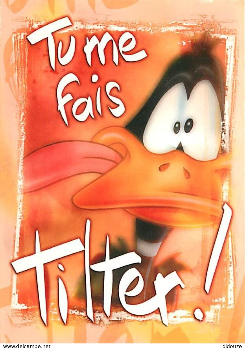 Bandes Dessinées - Looney Tunes - Daffy Duck - Illustration - Carte Neuve - CPM - Voir Scans Recto-Verso - Bandes Dessinées