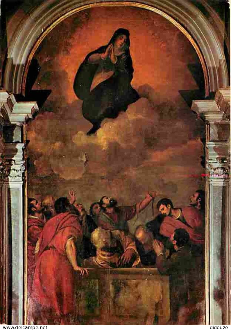 Art - Peinture Religieuse - Verona - Titien - L'Assomption - Cathédrale - CPM - Voir Scans Recto-Verso - Gemälde, Glasmalereien & Statuen
