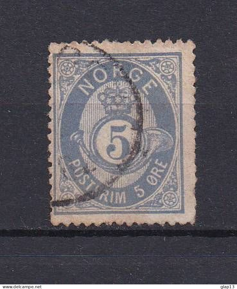 NORVEGE 1877 TIMBRE N°24 OBLITERE - Usados