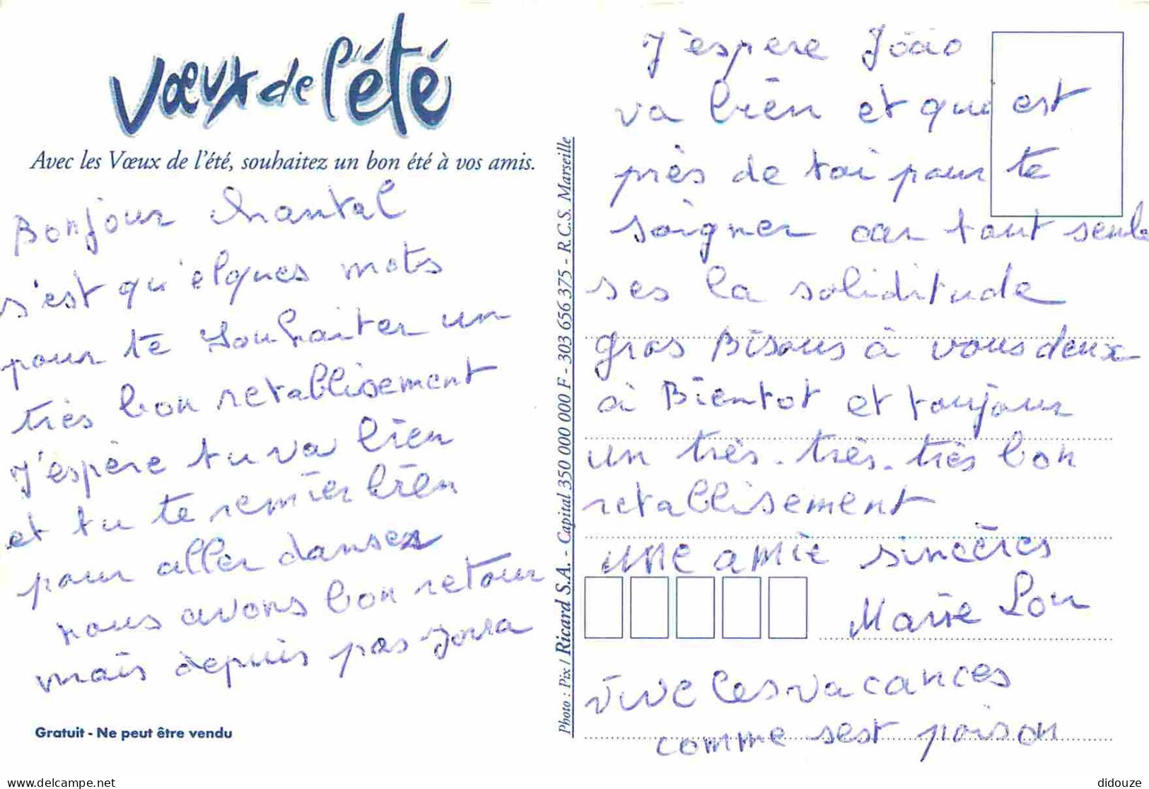 Animaux - Poissons - CPM - Voir Scans Recto-Verso - Pescados Y Crustáceos