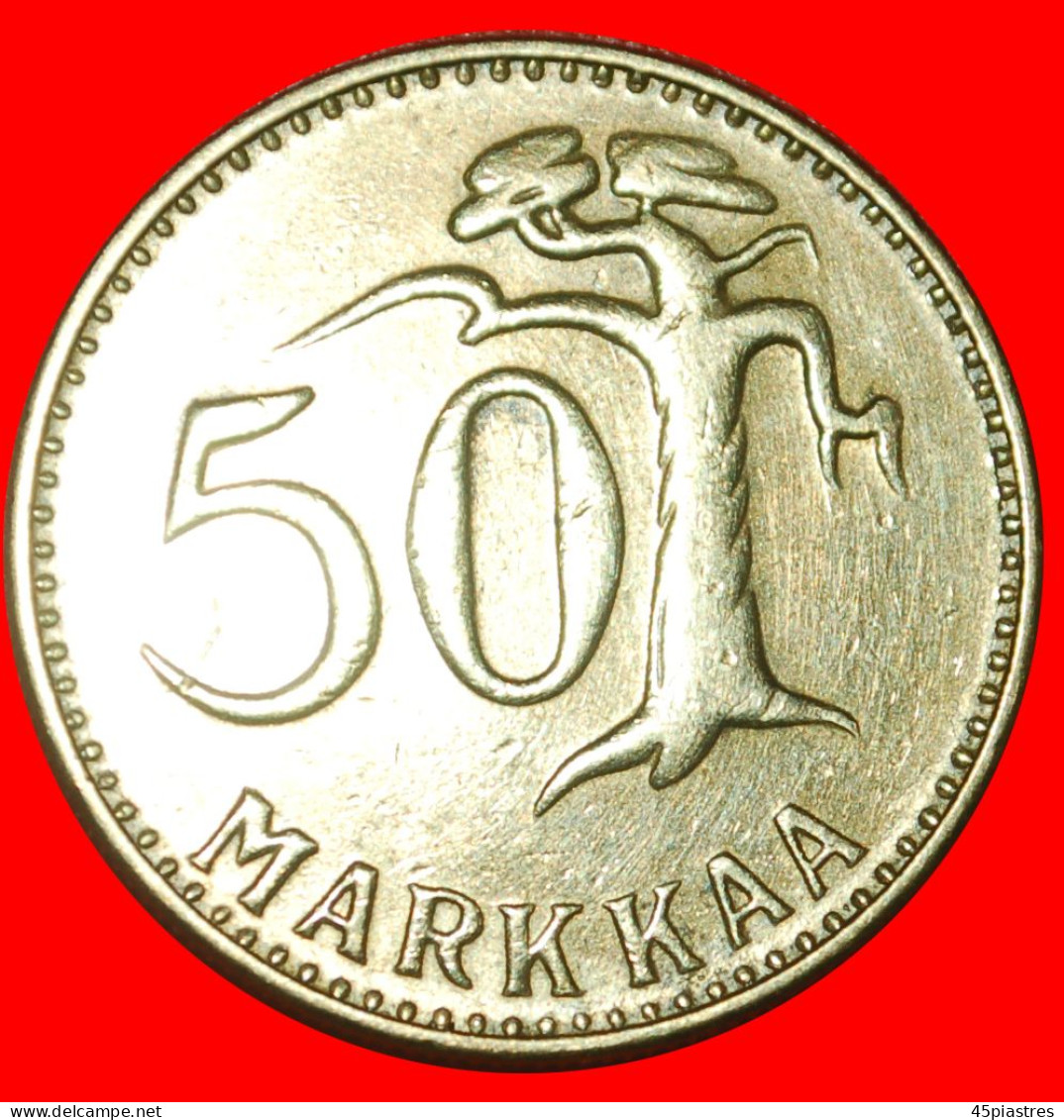 * PINE TREE (1952-1962): FINLAND  50 MARKS 1953H DIE B! TO BE PUBLISHED! · LOW START · NO RESERVE! - Finland