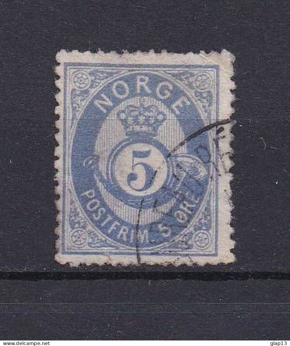 NORVEGE 1877 TIMBRE N°24 OBLITERE - Usati