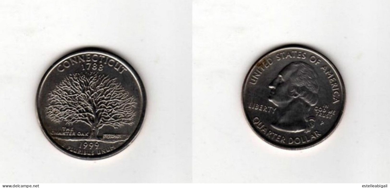 Quarter Dollar   ETATS-UNIS  * - 1999-2009: State Quarters