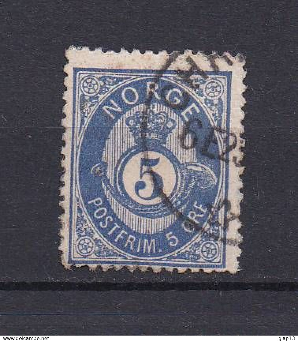 NORVEGE 1877 TIMBRE N°24a OBLITERE - Used Stamps