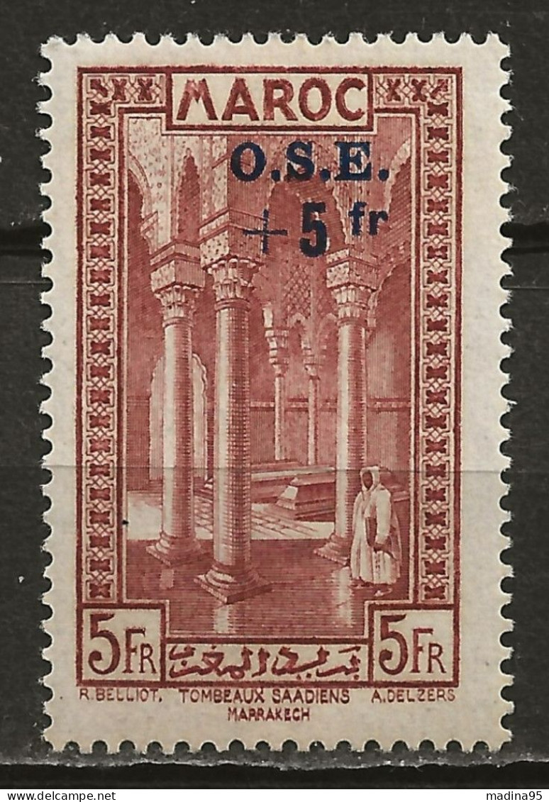 MAROC Colo:, *, N° YT 160, Ch., TB - Unused Stamps