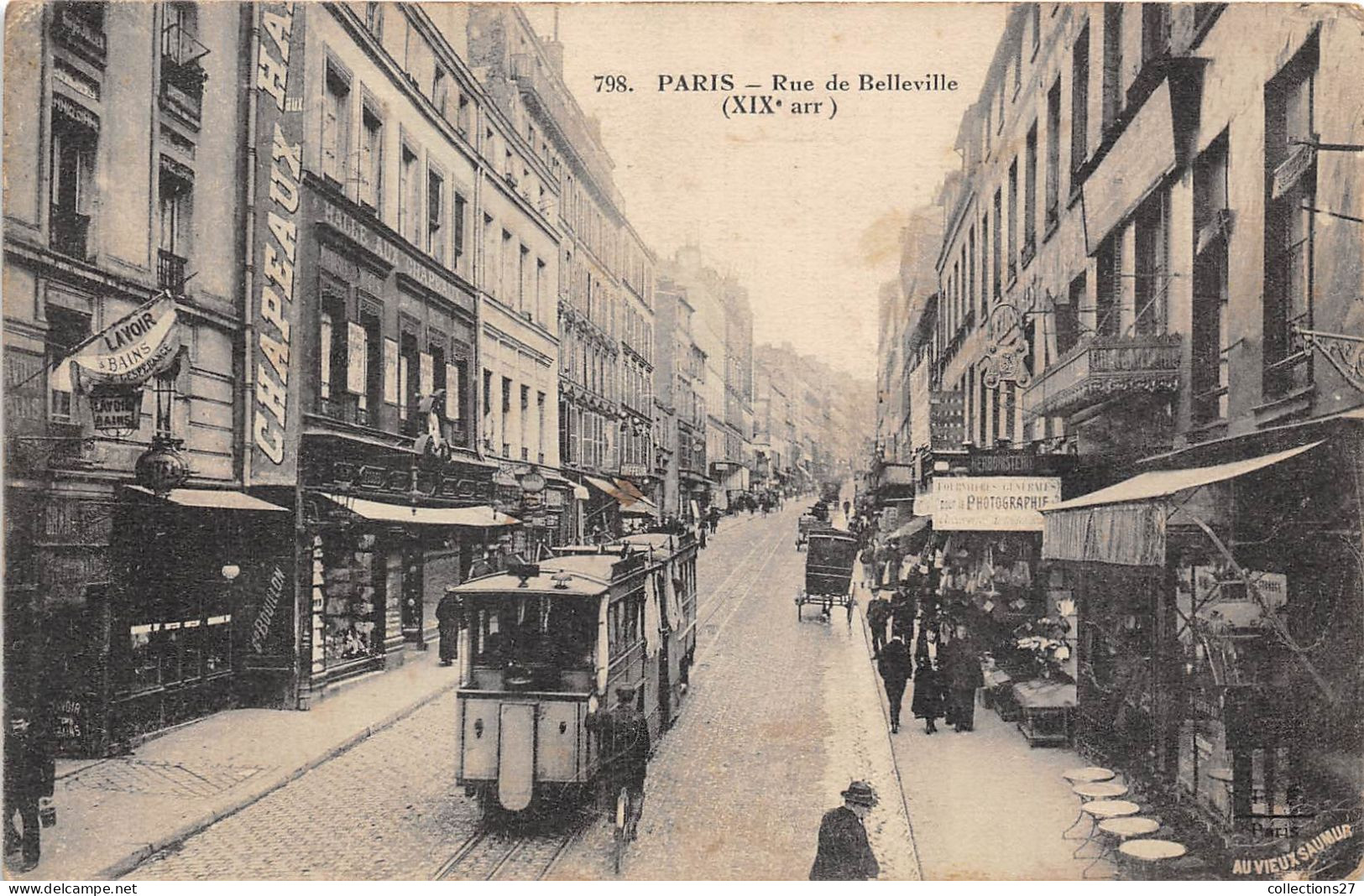 PARIS-75019- RUE DE BELLEVILLE - Arrondissement: 19