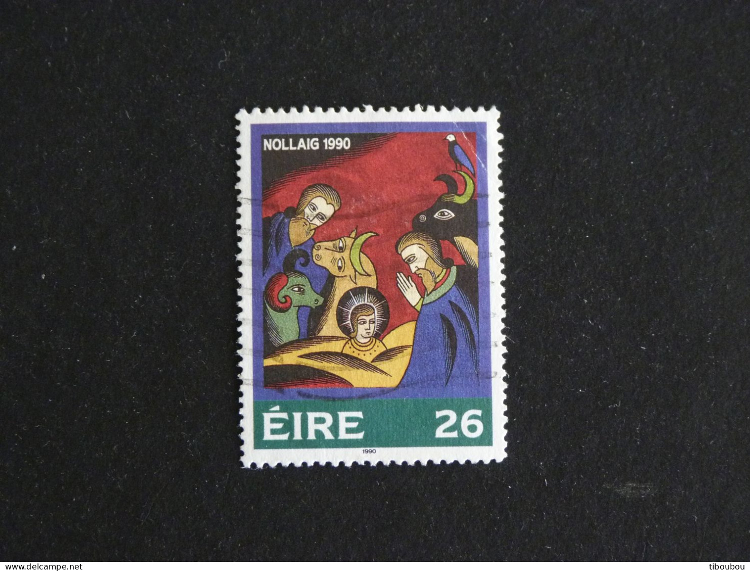 IRLANDE IRELAND EIRE YT 740 OBLITERE - NOEL CHRISTMAS / LA CRECHE ET LES BERGERS - Usados