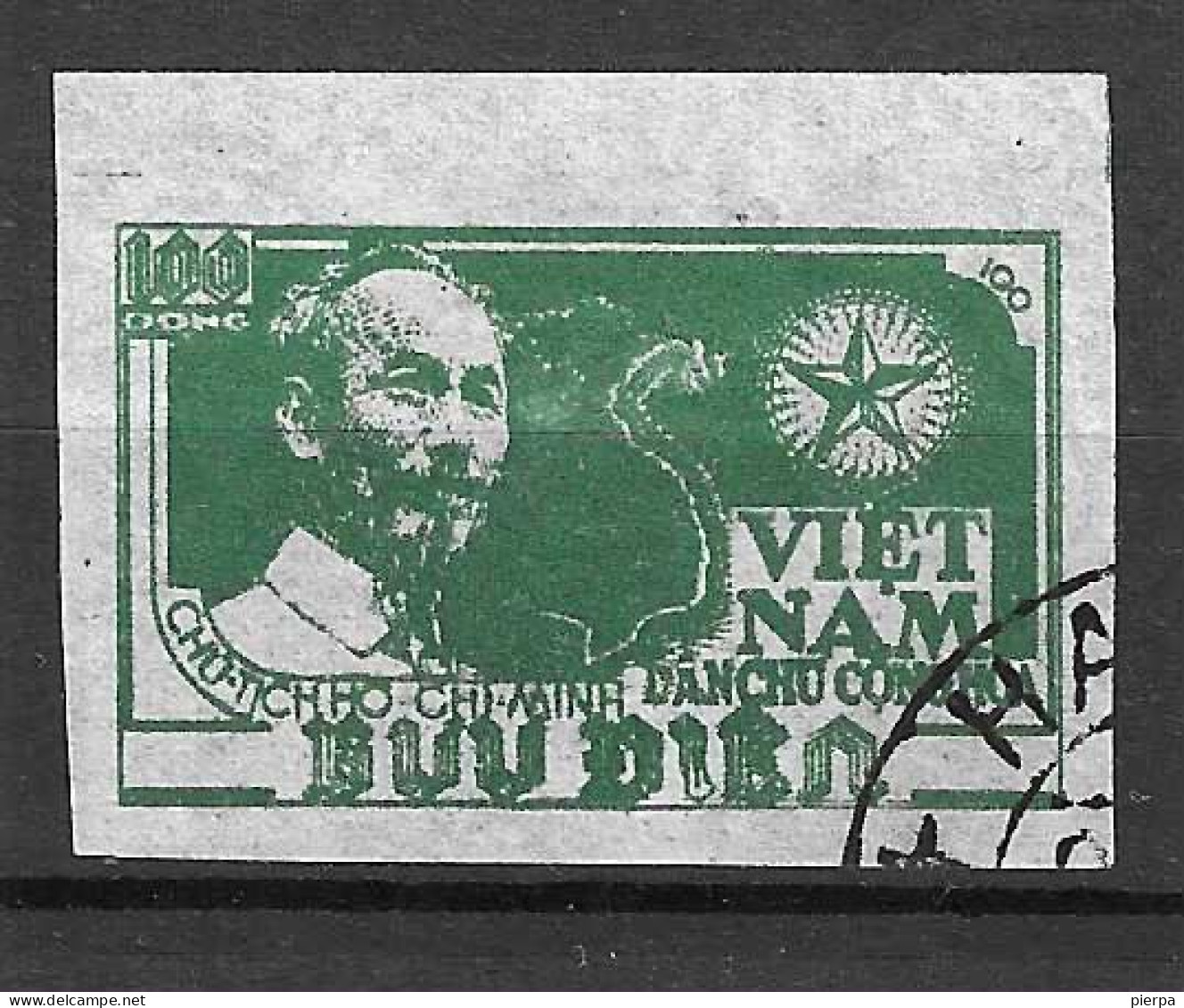 VIETNAM DEL NORD - 1951 - HO CHI MINH - 100 D - USATO (YVERT 63 - MICHEL 5) - Vietnam