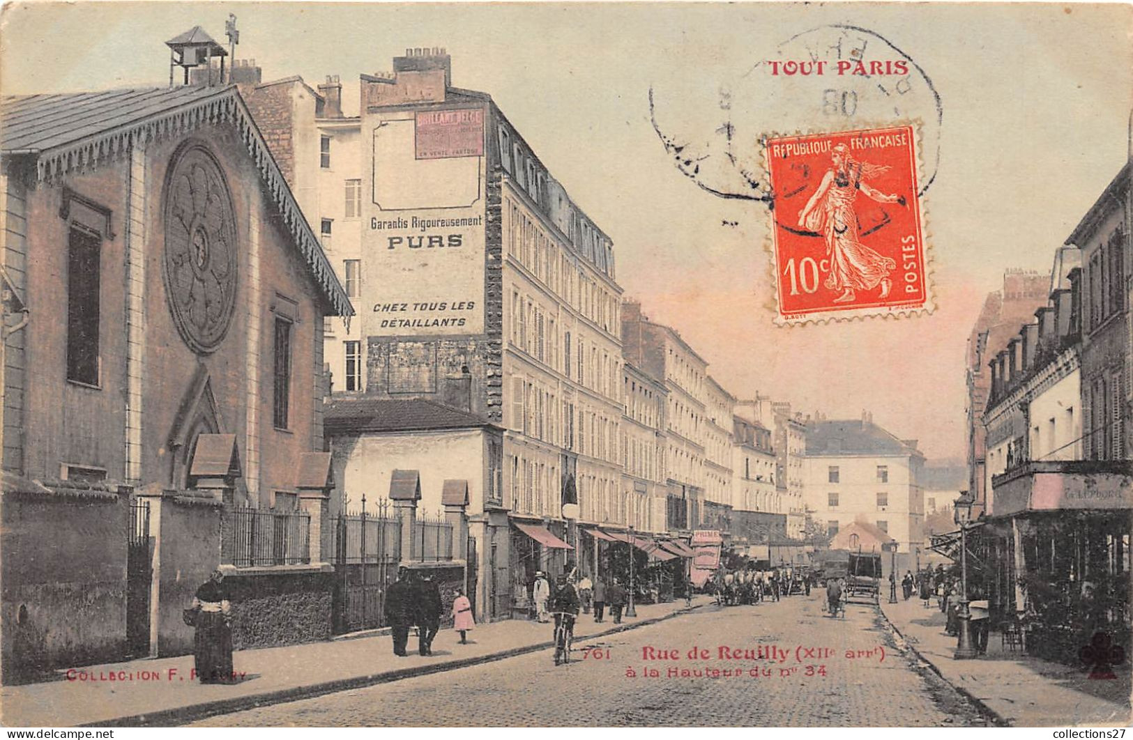 PARIS-75011- TOUT PARIS - RUE DE REUILLY A LA HAUTEUR DU N° 34 - Paris (11)