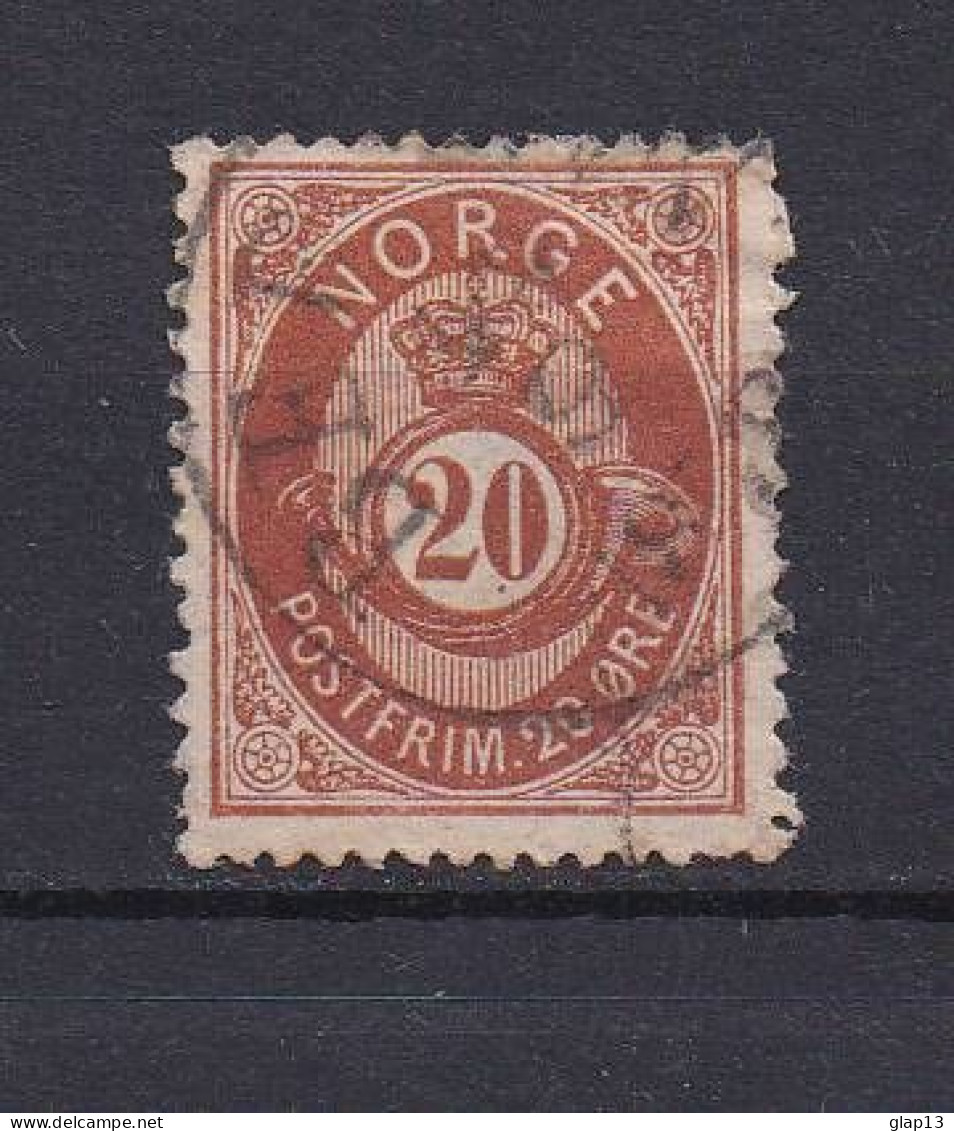 NORVEGE 1877 TIMBRE N°27 OBLITERE - Gebruikt