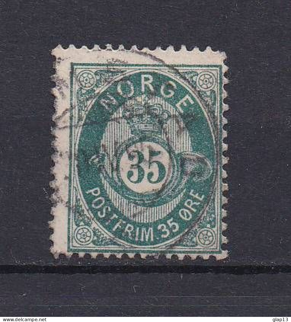 NORVEGE 1877 TIMBRE N°29 OBLITERE - Usados