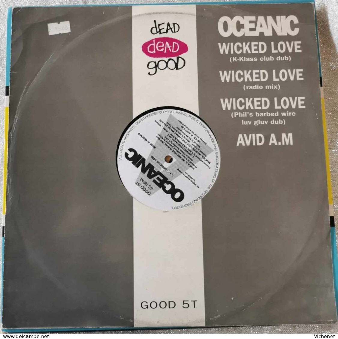 Oceanic – Wicked Love - Maxi - 45 T - Maxi-Single