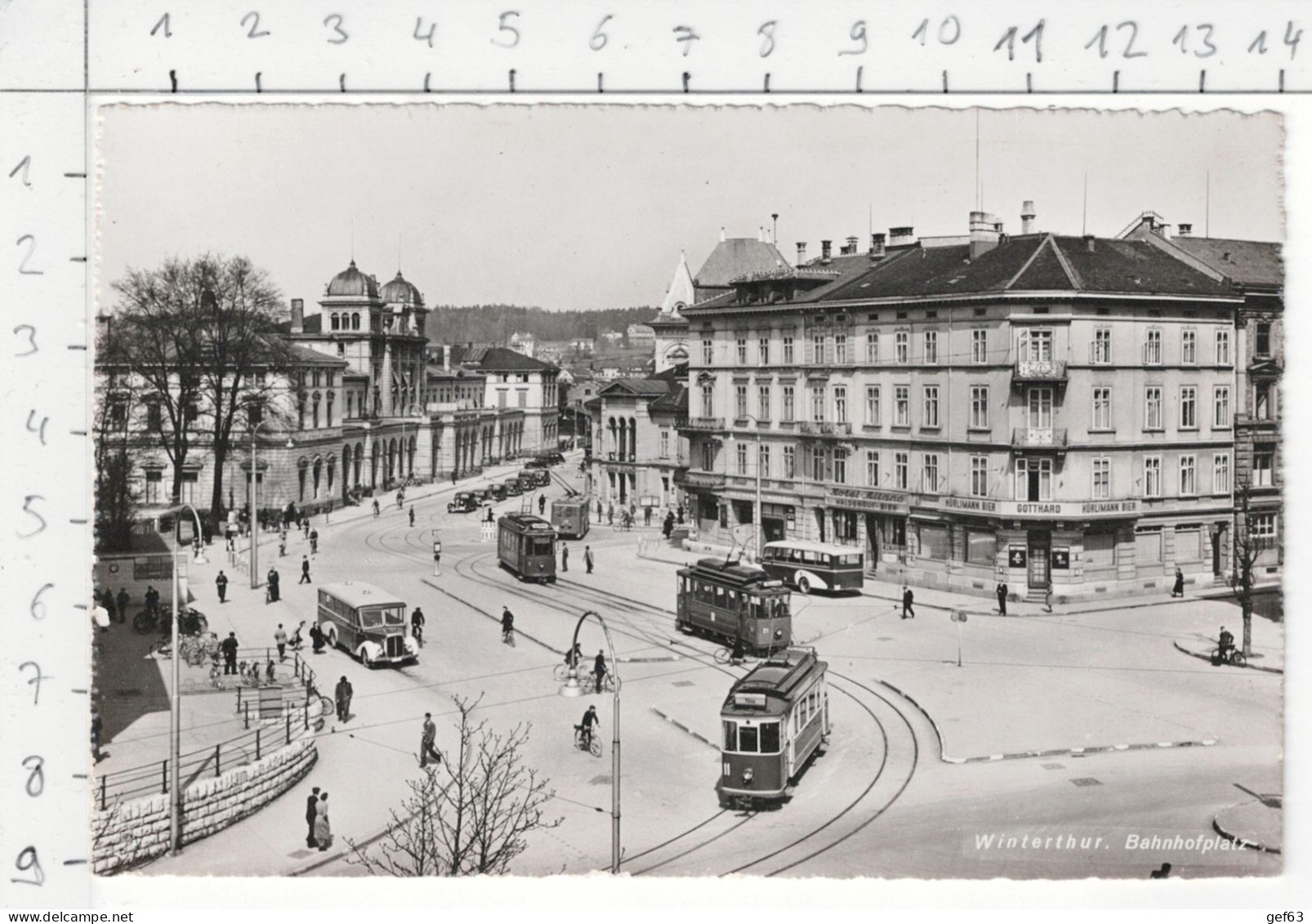 Winterthur - Bahnhofplatz - Tram / Tramway / Trolley Car / Tramcar / Streetcar - Winterthur