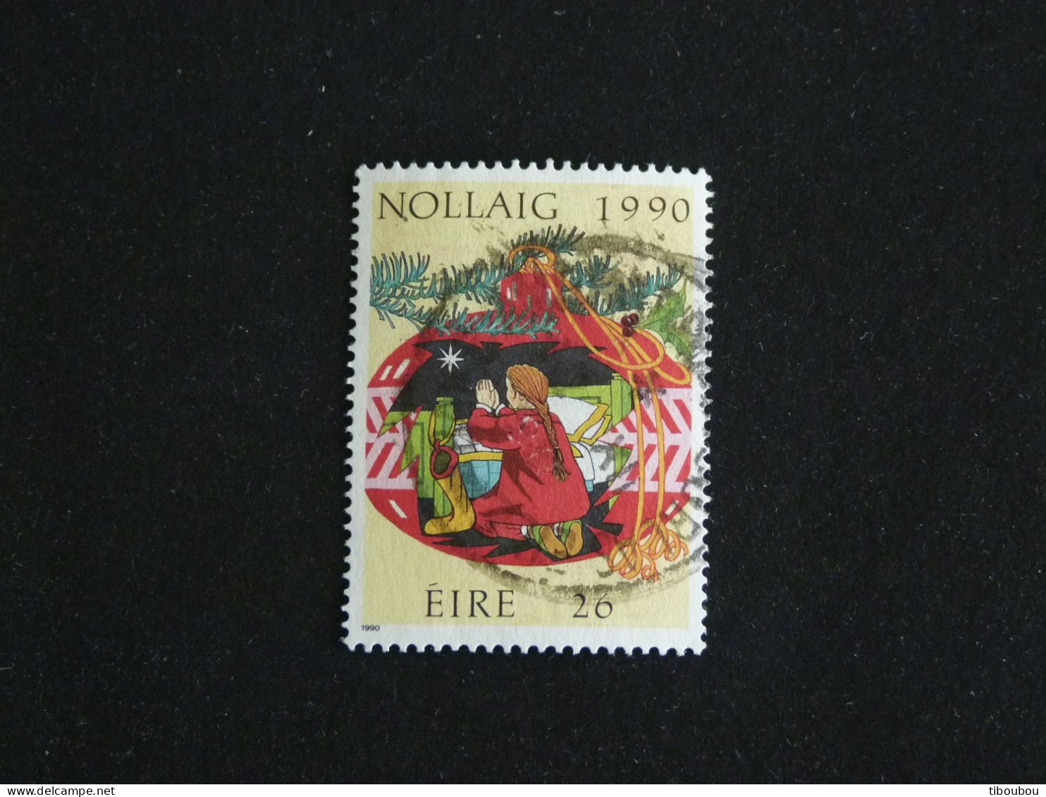 IRLANDE IRELAND EIRE YT 743 OBLITERE - NOEL CHRISTMAS / ENFANT PRIANT - Used Stamps