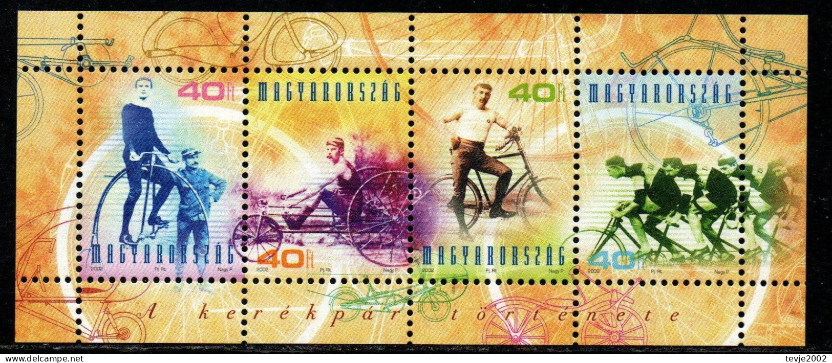 Ungarn 2002 - Mi.Nr. Block 268 - Postfrisch MNH - Vélo