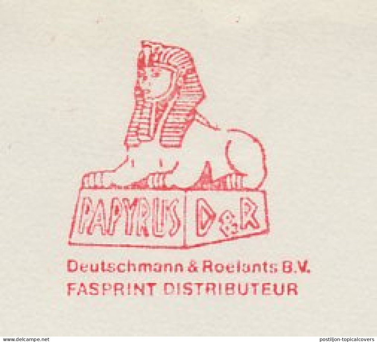 Meter Cut Netherlands 1976 Sphinx - Lion - Egyptology