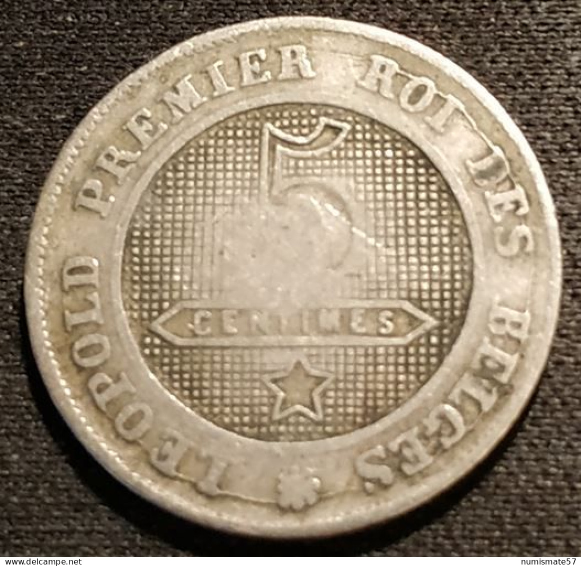 BELGIQUE - BELGIUM - 5 CENTIMES 1862 - Légende FR - Léopold Ier - KM 21 - 5 Centimes