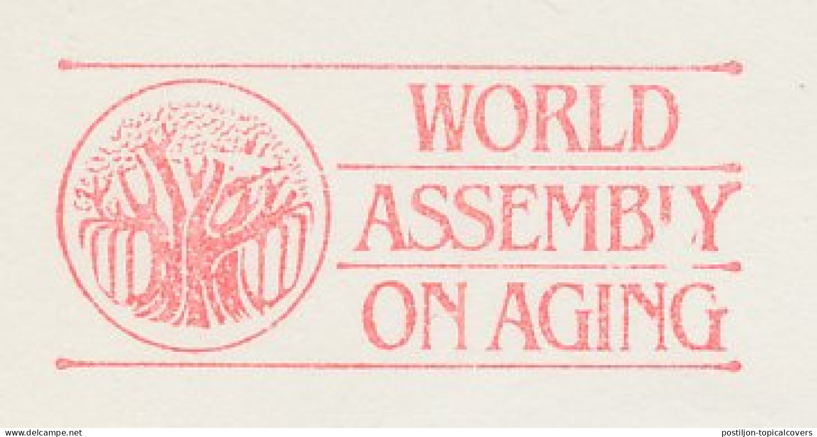 Meter Cut United Nations New York 1983 World Assembly On Aging - UNO