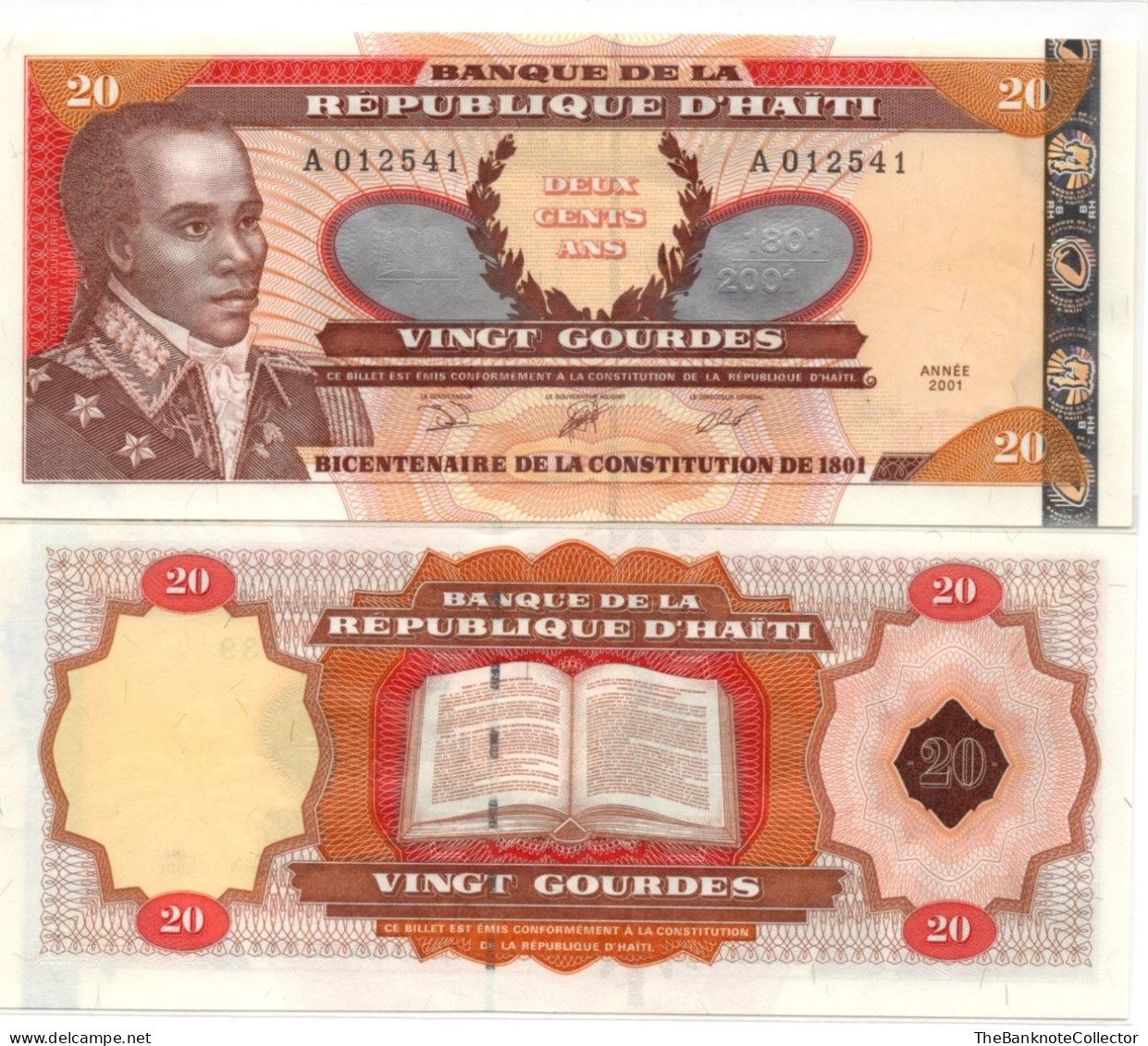 Haiti 5 Gourdes 2004 Commemorative P-271A UNC - Haiti