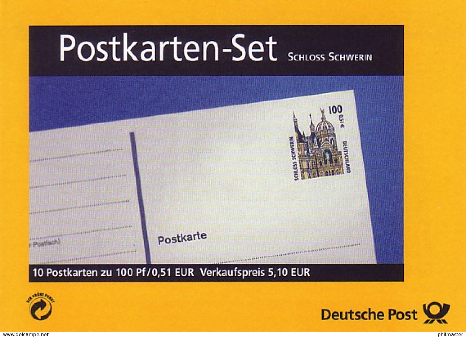 P 162 SWK 100 Pf/51 C. Postkartenheft PH 2c, ** - Frankaturgültig! - Cartes Postales - Neuves