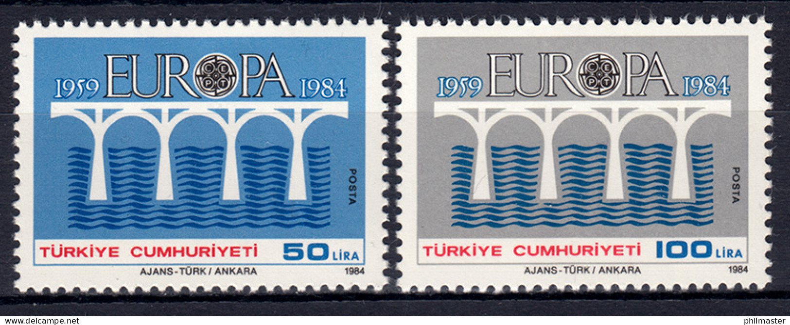 Europaunion 1984 Türkei 2667-2668, Satz ** / MNH - Autres & Non Classés