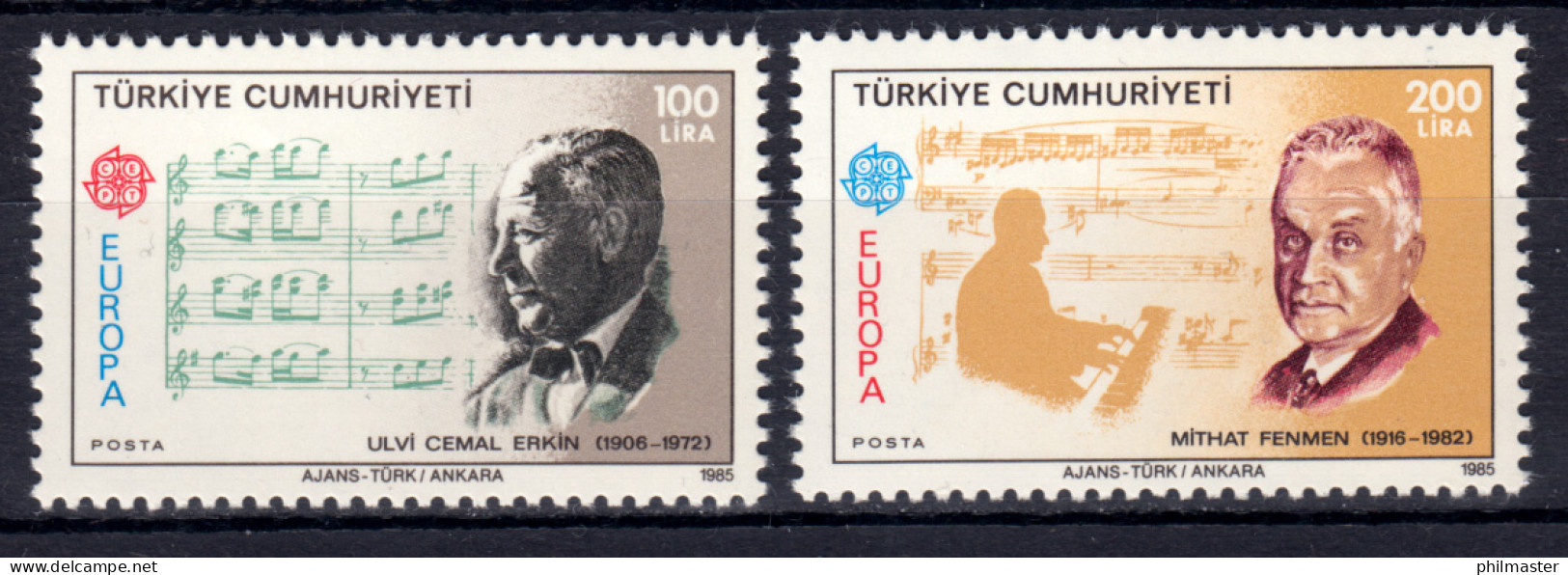 Europaunion 1985 Türkei 2706-2707, Satz ** / MNH - Autres & Non Classés