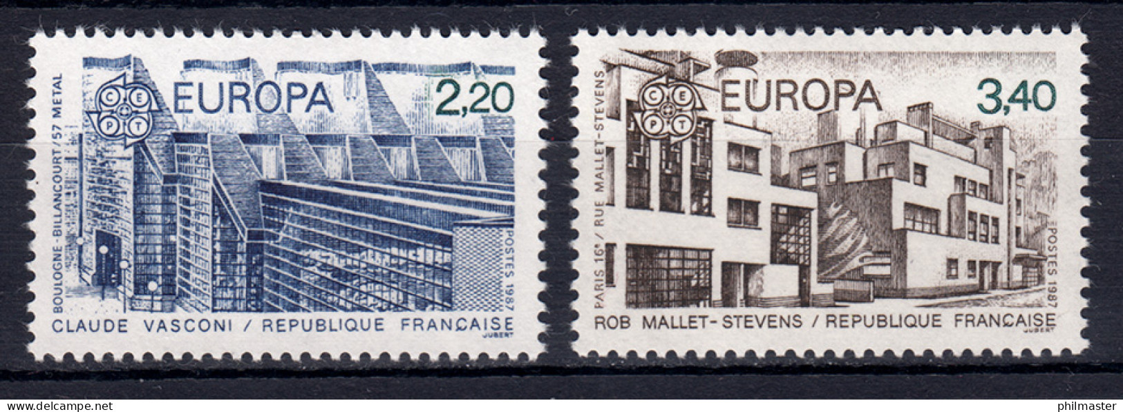 Europaunion 1987 Frankreich 2603-2604, Satz ** / MNH - Autres & Non Classés