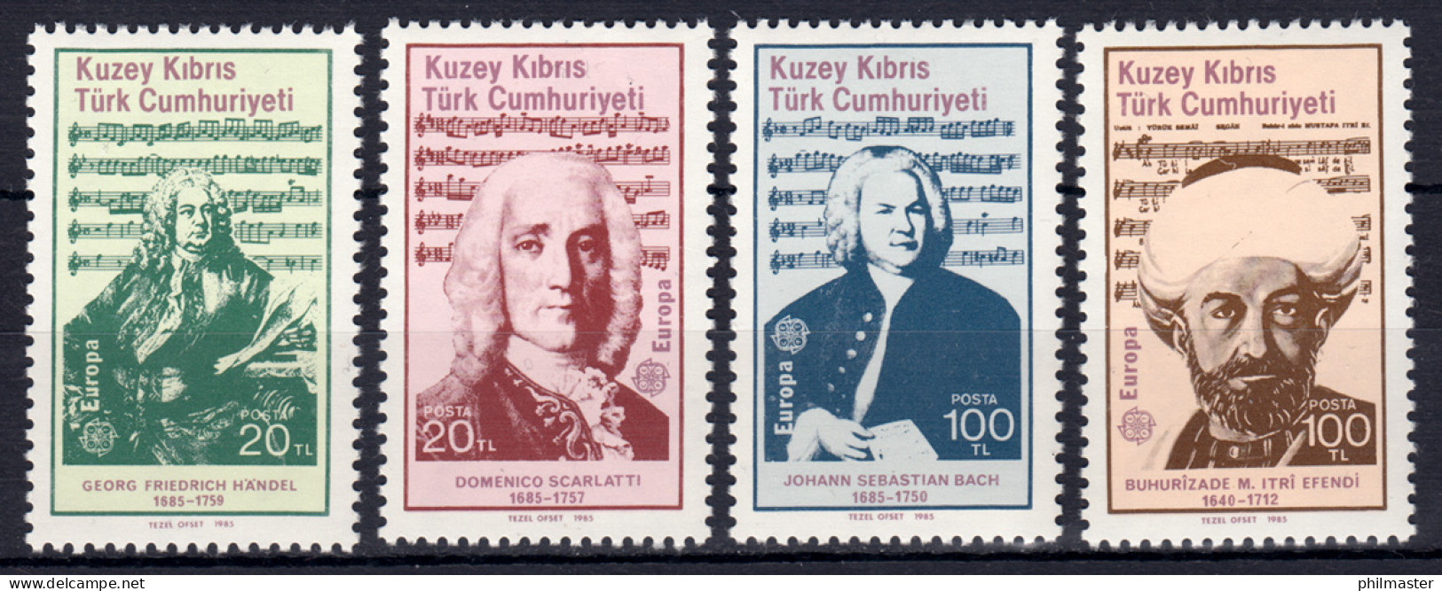 Europaunion 1985 Türkisch-Zypern 166-169, 4 Werte, Satz ** / MNH - Autres & Non Classés