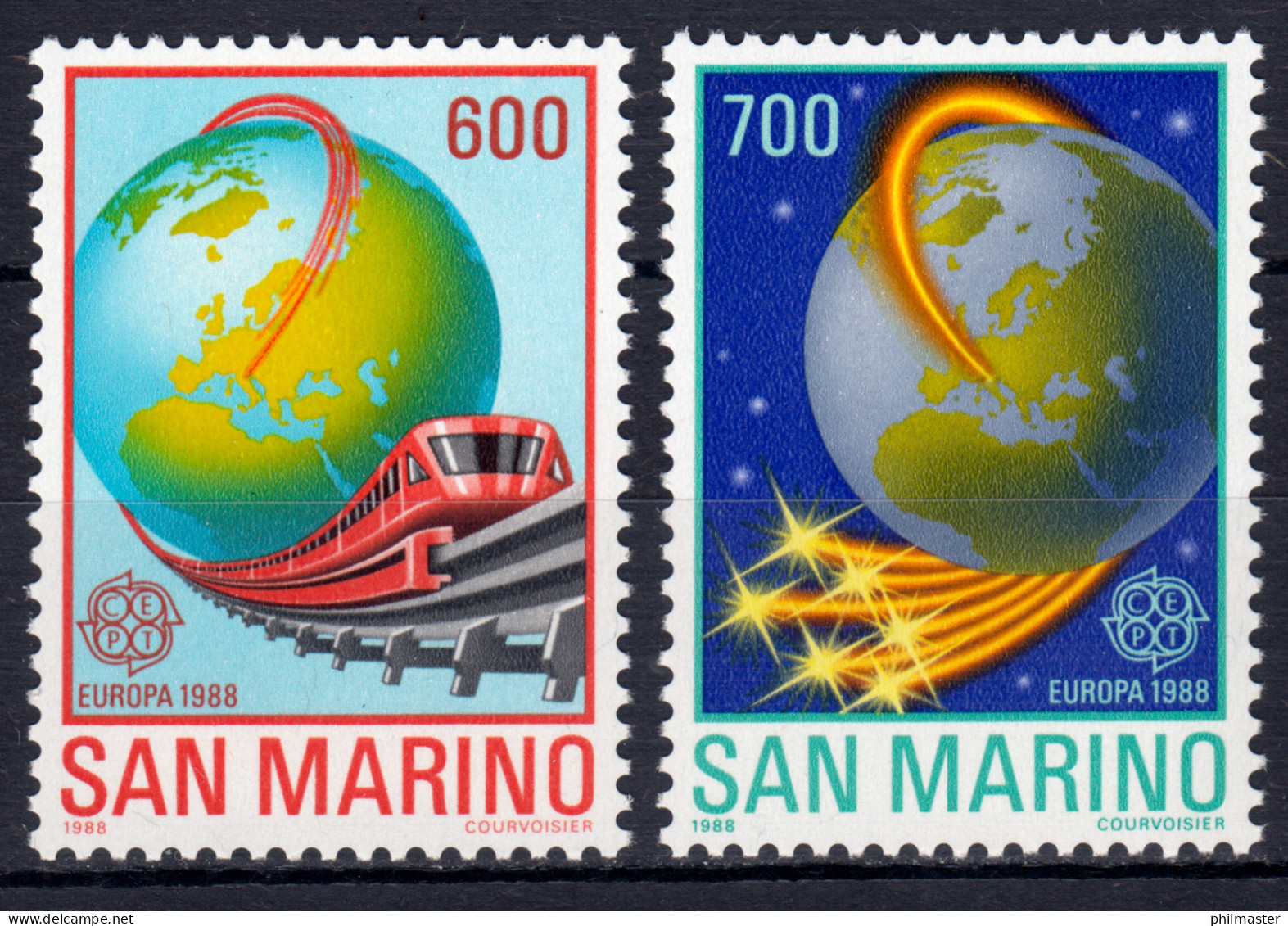 Europaunion 1988 San Marino 1380-1381, Satz ** / MNH - Autres & Non Classés