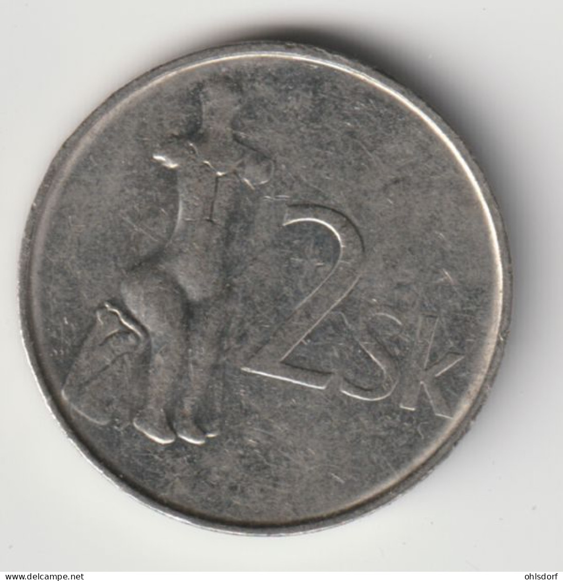 SLOVAKIA 2002: 2 Koruna, KM 13 - Slovacchia