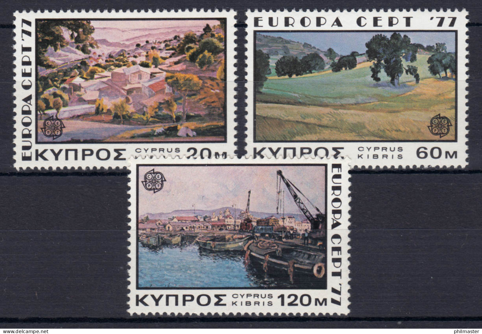Europaunion 1977 Zypern 464-466, Satz ** / MNH - Autres & Non Classés