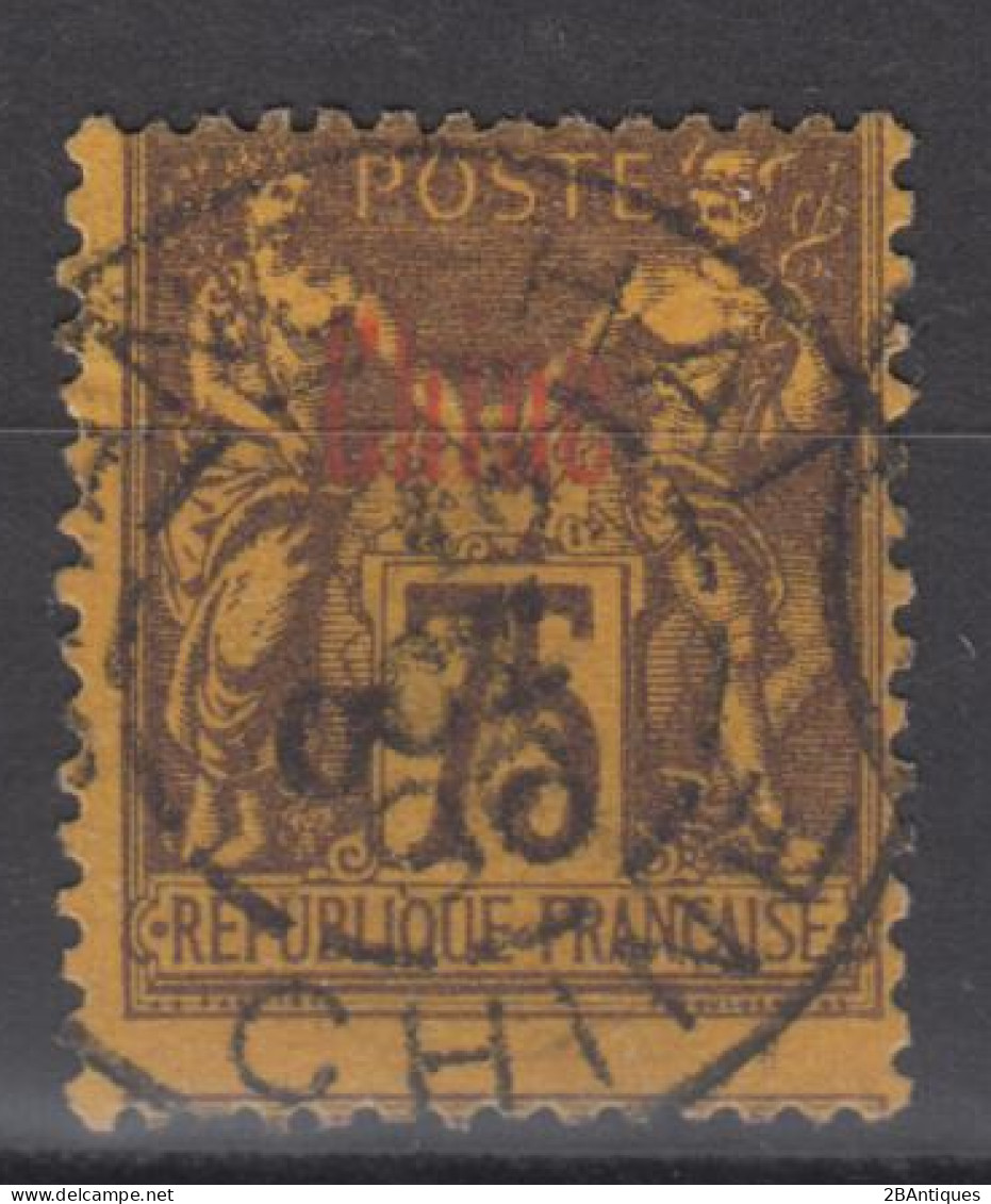 FRENCH POST IN CHINA 1894 - Stamp With Overprint - Used Stamps