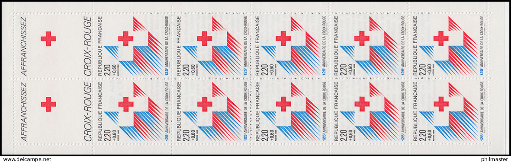 Markenheftchen 14 Rotes Kreuz, ** Postfrisch / MNH - Sonstige & Ohne Zuordnung