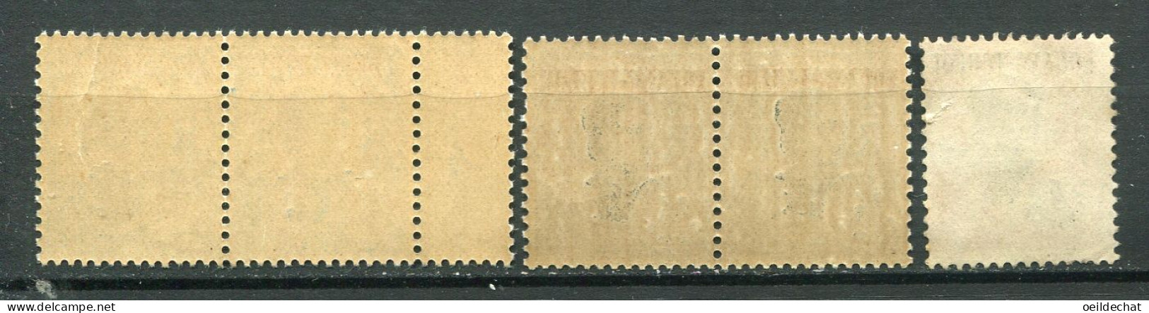 26413 Kouang-Tchéou N°53/4,59**/° Timbres D'Indochine De 1922-23 Surchargés 1923  B/TB - Nuevos