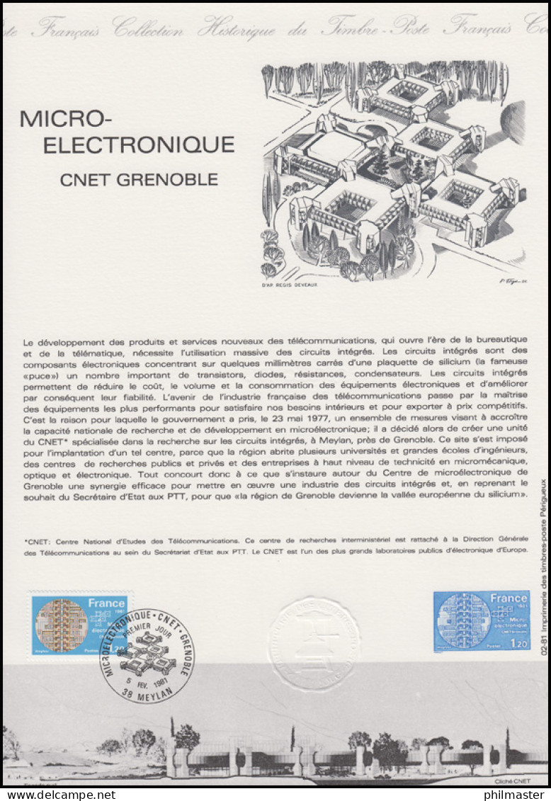 Collection Historique: Mikroelektronik Forschungszentrum Grenoble 5.2.1981 - Physics