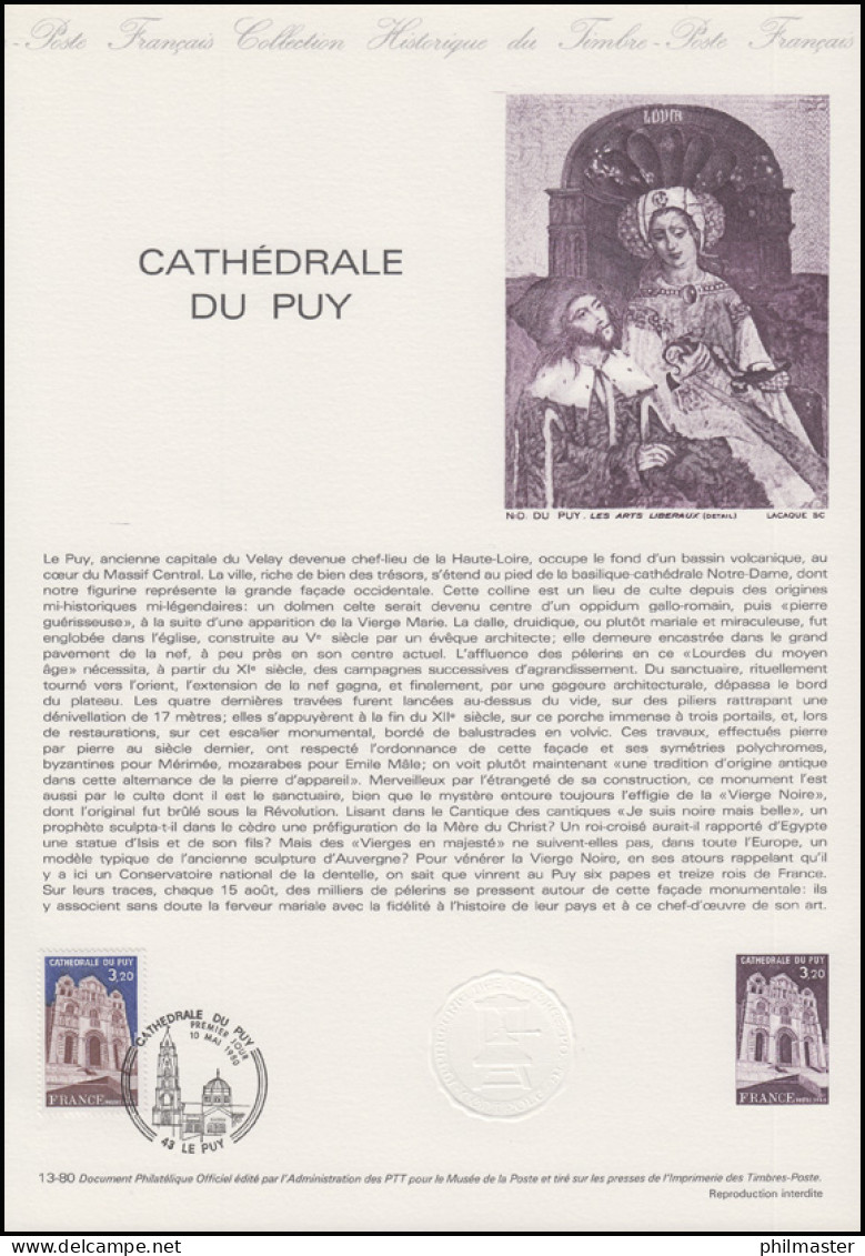 Collection Historique: Cathédrale Du Puy / Kathedrale Von Puy  30.5.1981 - Churches & Cathedrals