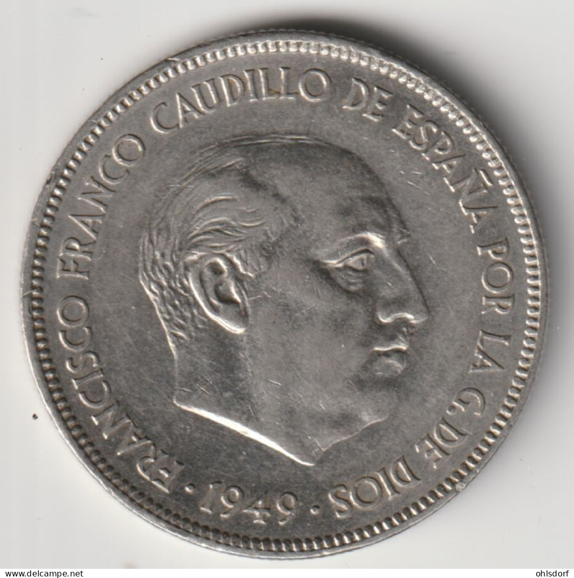 ESPANA 1949: 5 Pesetas, KM 778 - 5 Pesetas