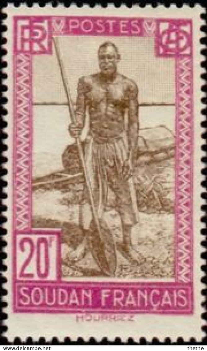 SOUDAN -  Batelier Au Niger - Unused Stamps