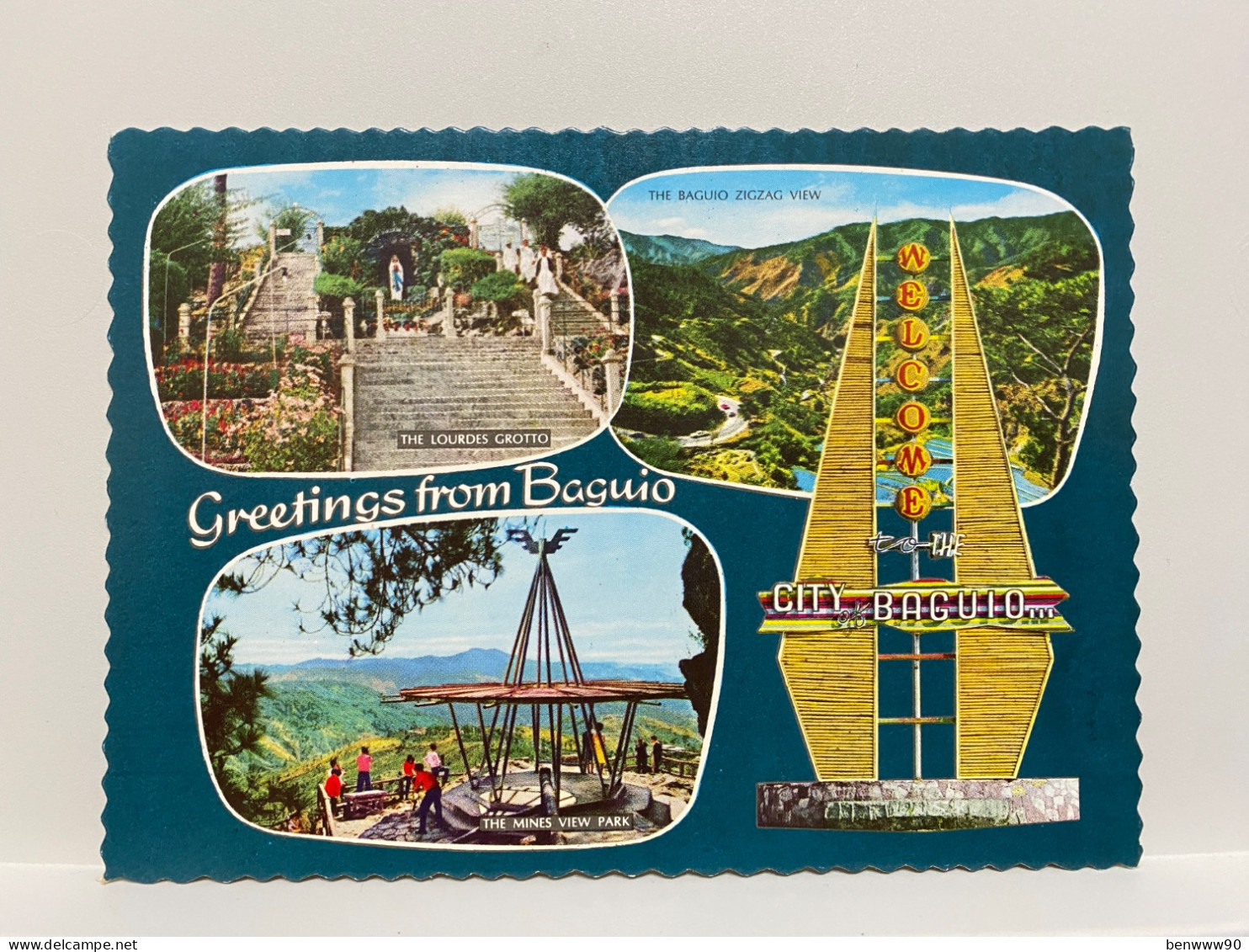 Greetings From Baguio PHILIPPINES Postcard - Filippine