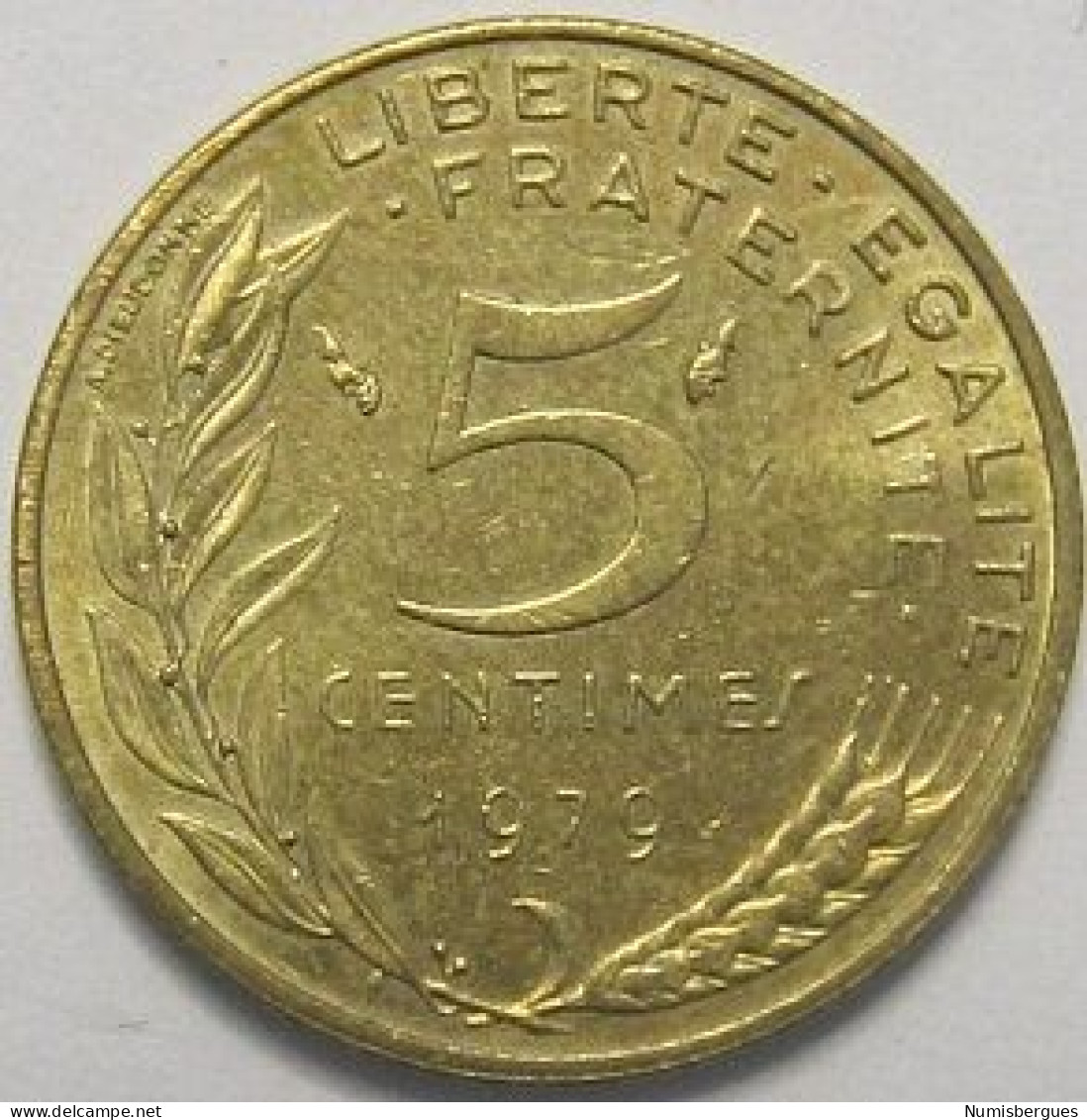 Pièce De Monnaie 5 Centimes Marianne 1979 (2) - 5 Centimes