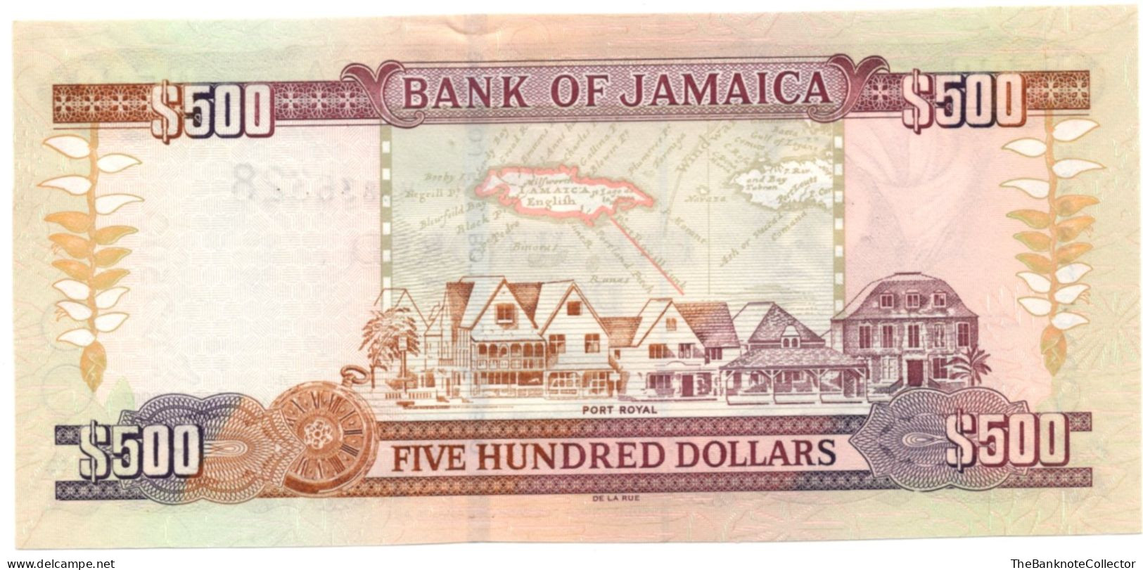 Jamaica 500 Dollars 2007 P-85 UNC - Giamaica