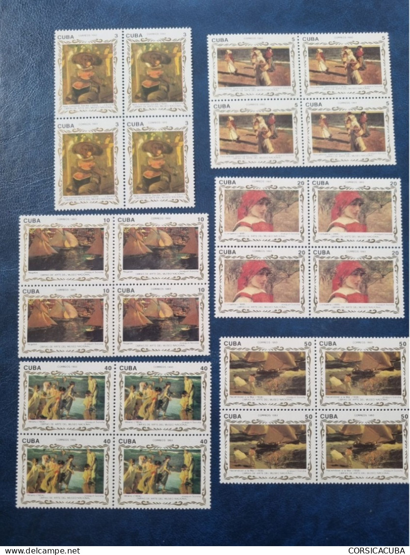 CUBA  NEUF  1993   OBRAS  DE  ARTE  //  PARFAIT  ETAT  //  1er  CHOIX  // //  PARFAIT  ETAT  //  1er  CHOIX  // - Unused Stamps