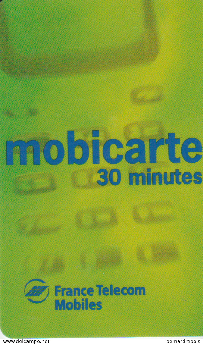 TC19 - MOBI PR1 - MOBICARTE 30 MINUTES, Cote 60 €, Pour 3 Euros - Kaarten Voor De Telefooncel (herlaadbaar)