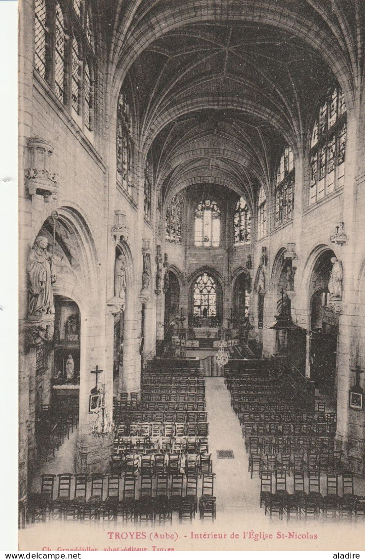 ville de TROYES, Aube (10) - lot de 20 CP cartes postales neuves, dos divisé, non circulé - 20 scans