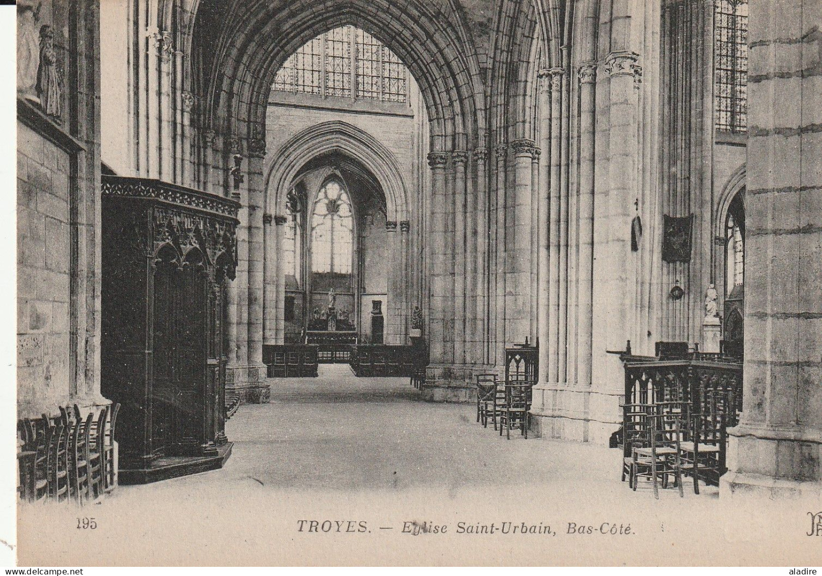 ville de TROYES, Aube (10) - lot de 20 CP cartes postales neuves, dos divisé, non circulé - 20 scans