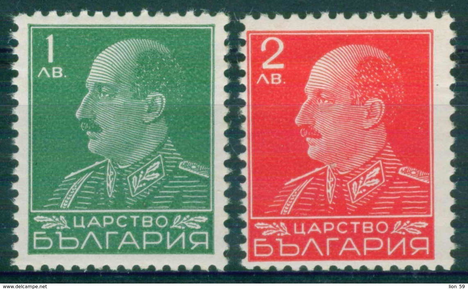 0400 Bulgaria 1940 Tsar Boris III ROYALTY / Freimarken: Zar Boris III. Bulgarie Bulgarien Bulgarije - Ungebraucht