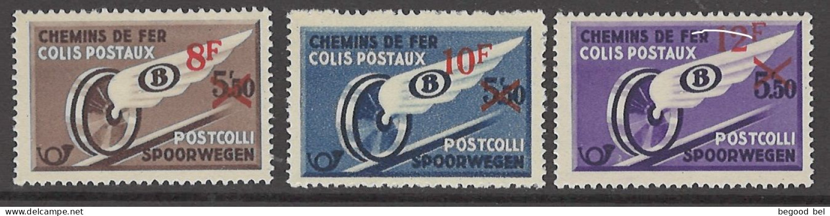 BELGIUM - 1946 - MNH/**  -  COB TR291-293  - Lot 25964 - Ungebraucht