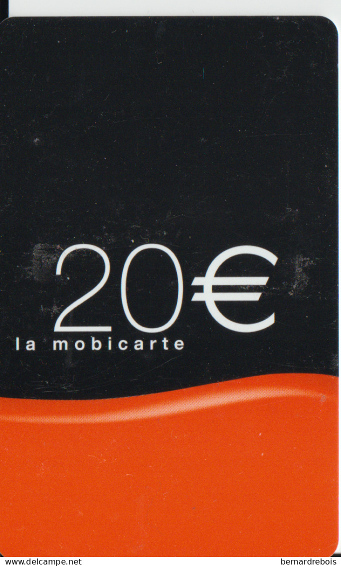 TC19 - 6 RECHARGES MOBI 20€, Differents Modèles Pour 1 Euro - Mobicartes (recharges)